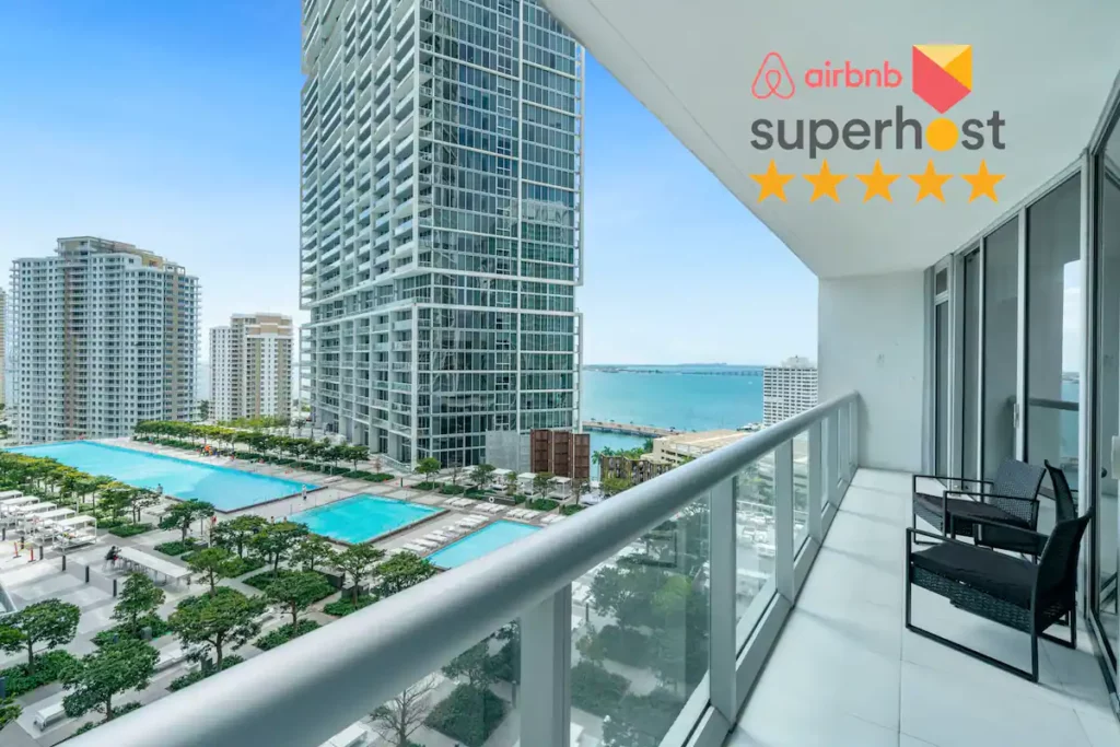 Best panoramic view of Miami from the wonderful Airbnb!