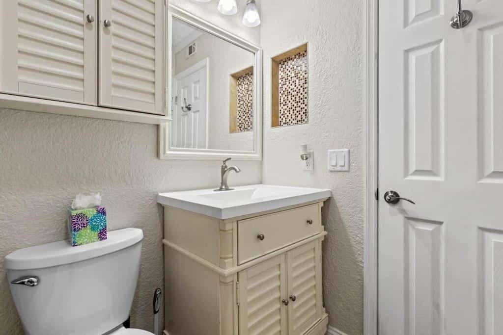Bathroom with a walk-in shower