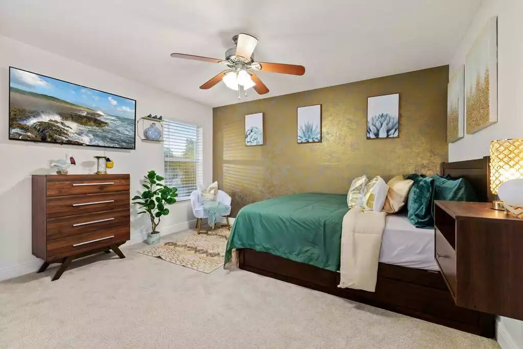 All bedrooms come equipped with a 65" Smart TV with Disney+/Netflix/Amazon Prime/Hulu/HBO+