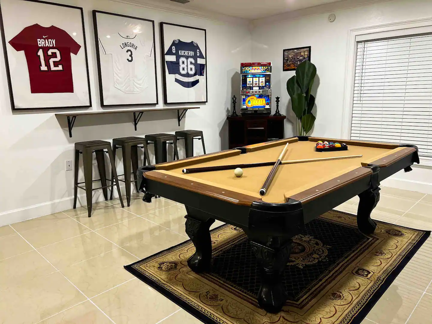 Have fun in the game room with various amenities.