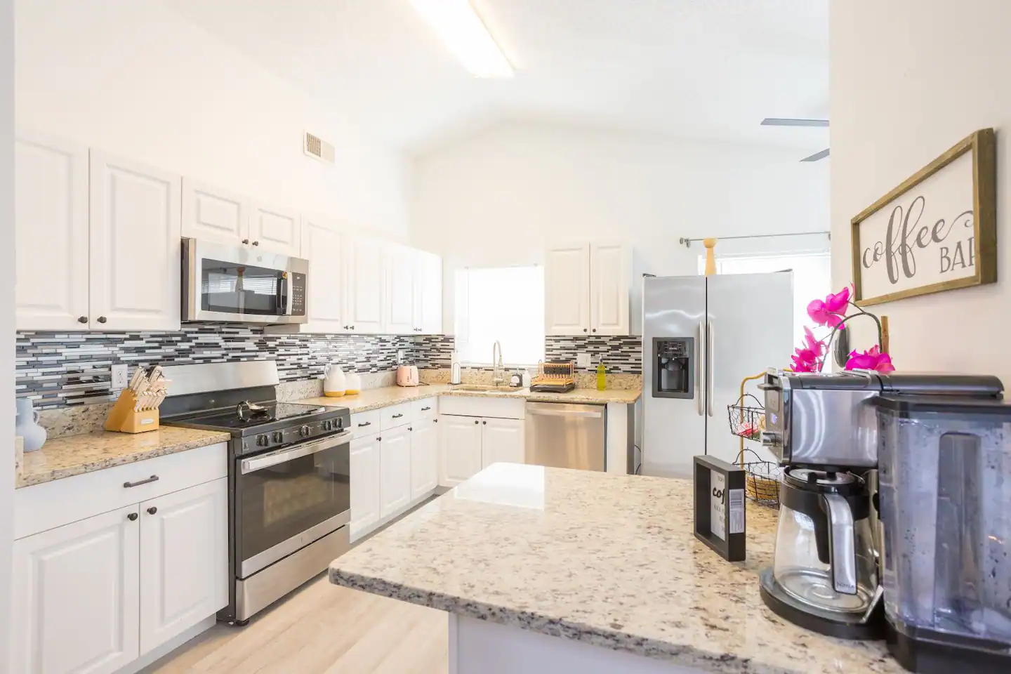Fully-equipped kitchen with everything you need.