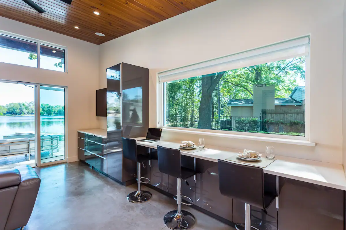 Breakfast Bar or Work Space. Laptop not included.
