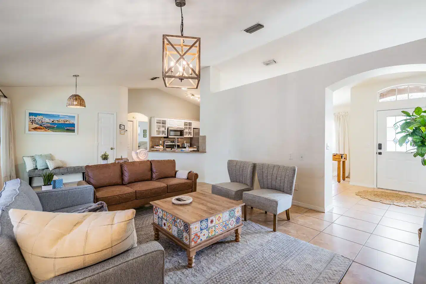 Spacious living room.