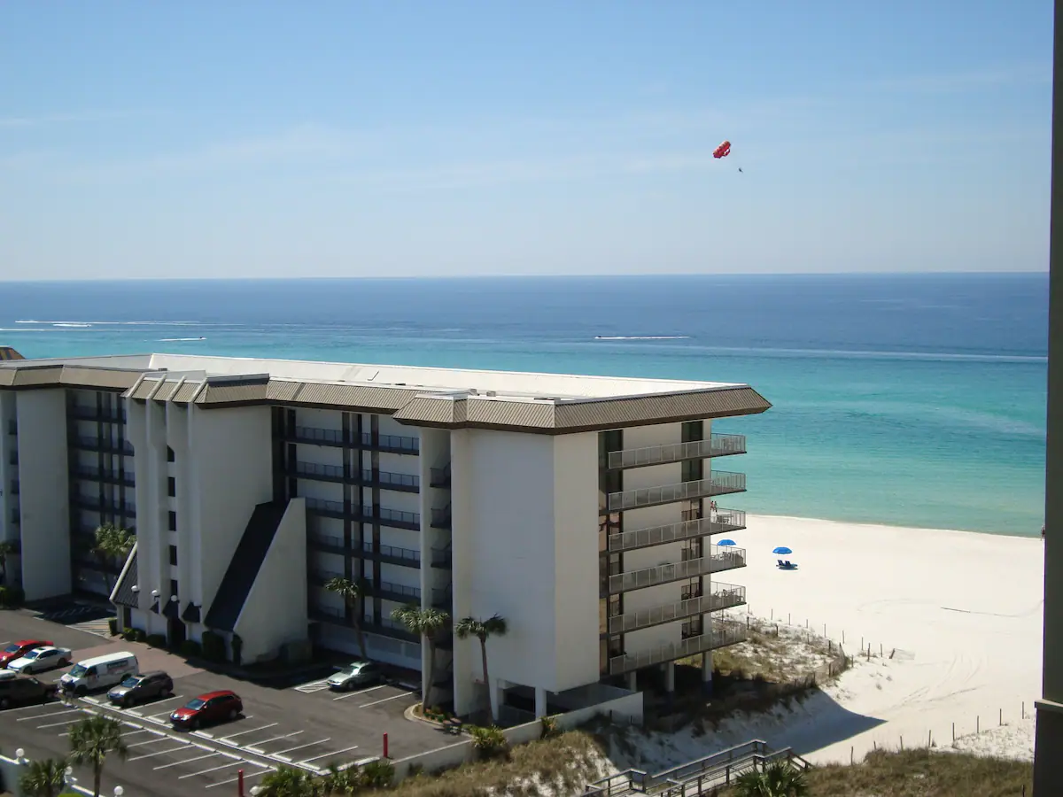 Great view of gulf from our balcony