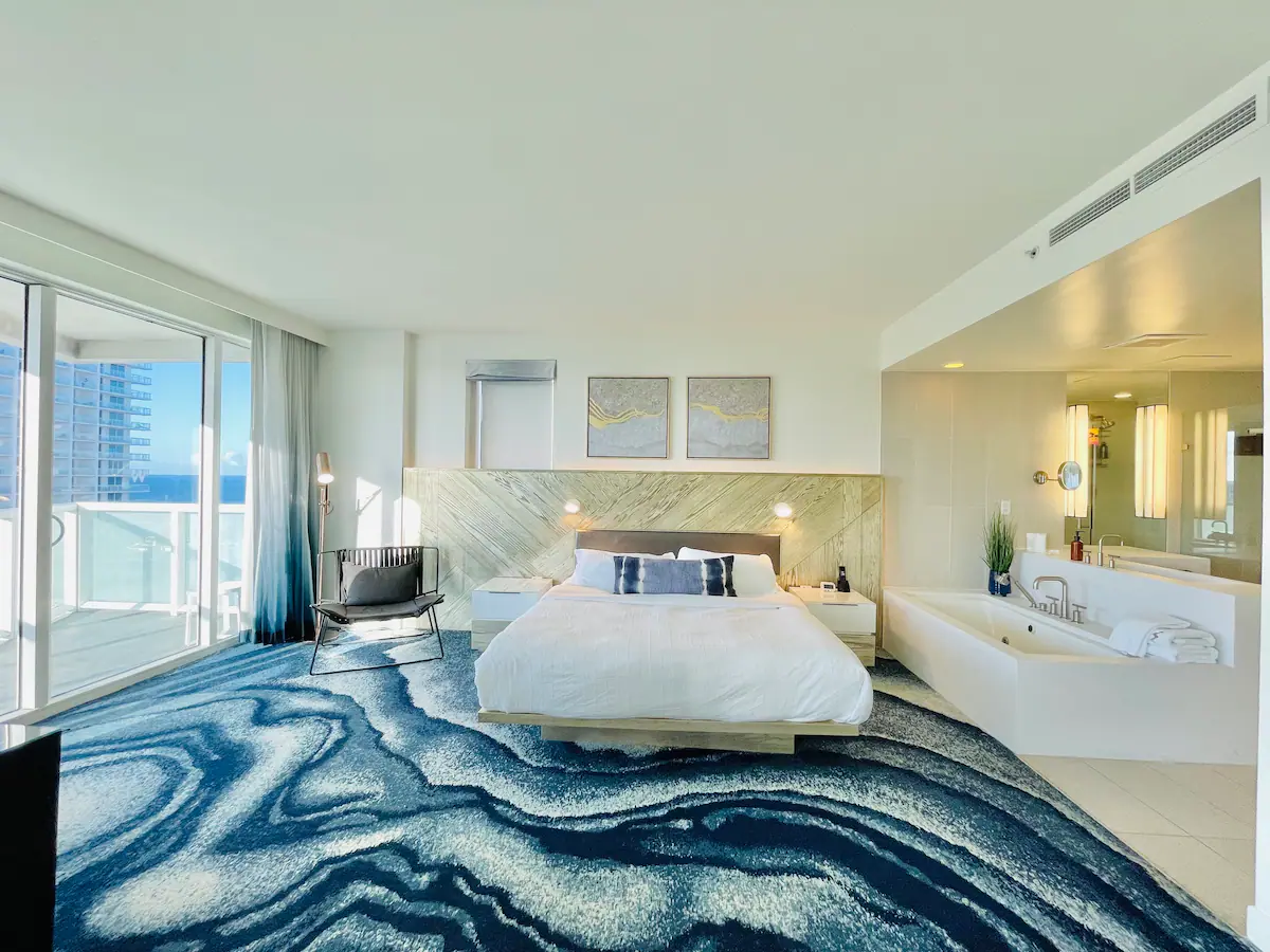 Master bedroom King size bed