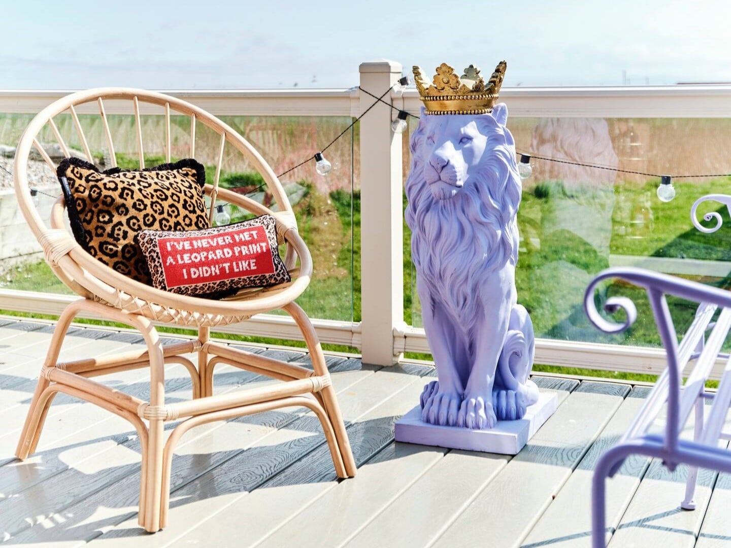 The caravan is already amazing so you don't have to go out but if you do, we got these chairs for you to relax in.