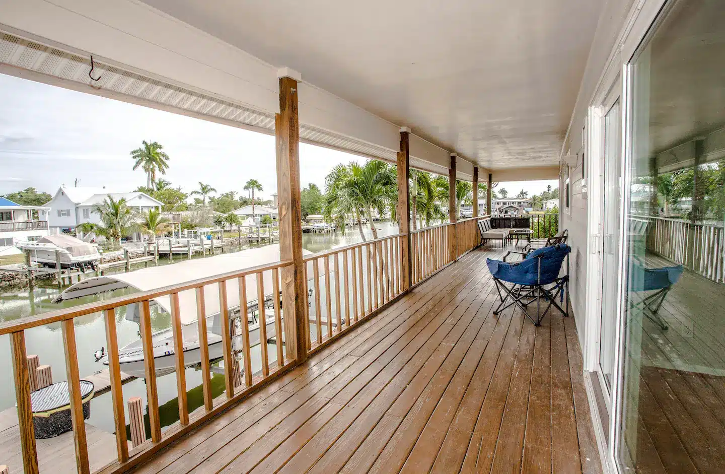Full wrap around patio