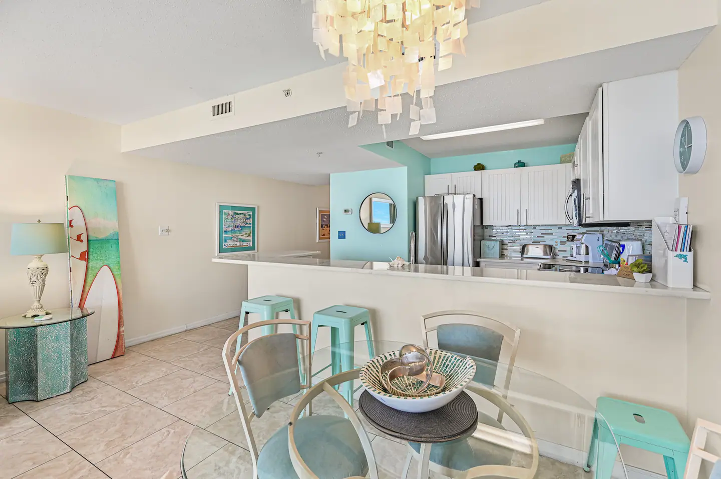 Dining area with ocean view