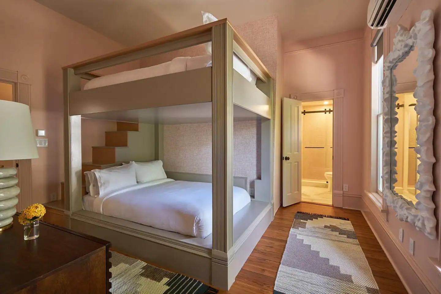 Room 1 - Custom Queen Bunk Bed