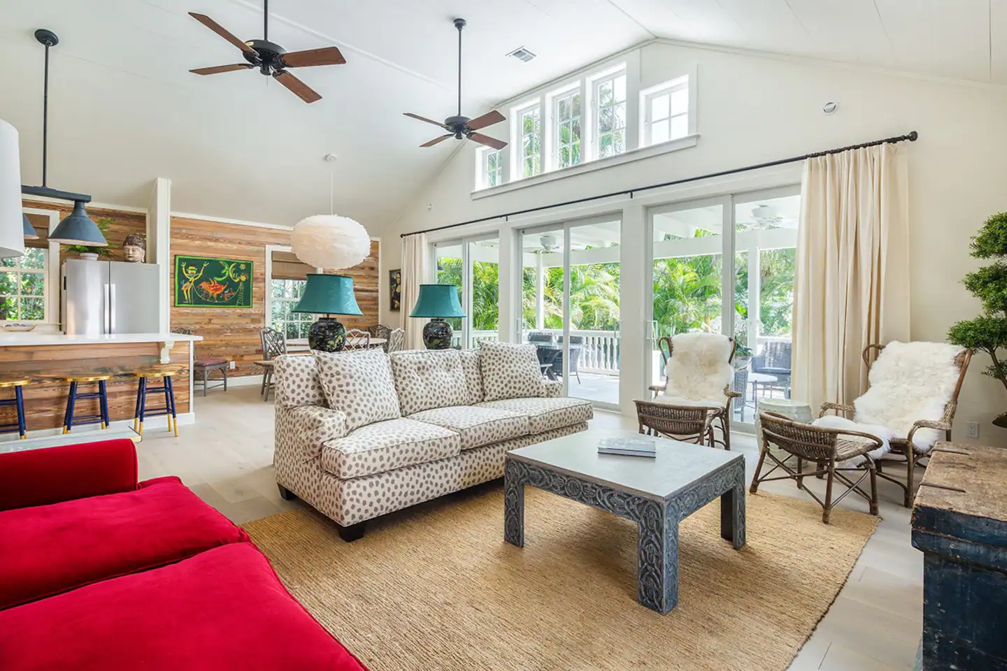 Open concept living room.