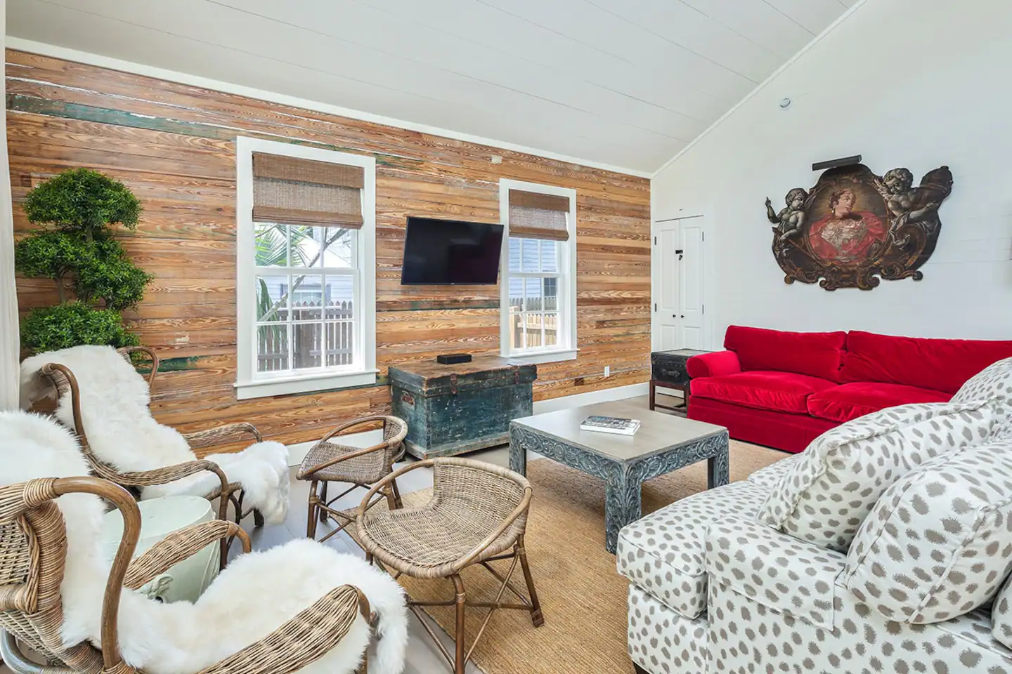 Beautiful furnishings and natural light abound throughout this home.