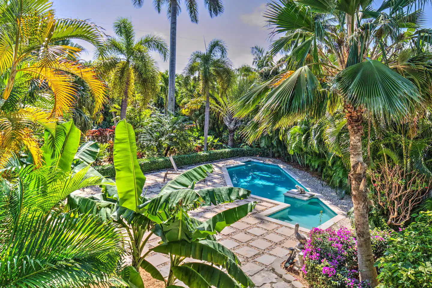 Veranda pool view