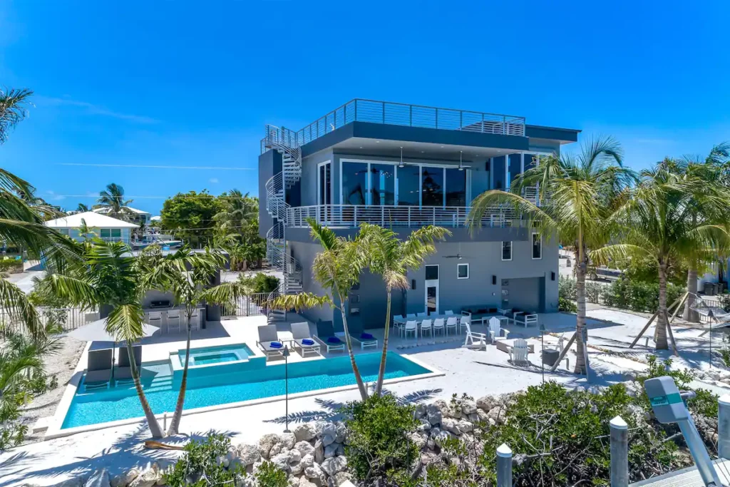 Expansive backyard area with all of the amenities
