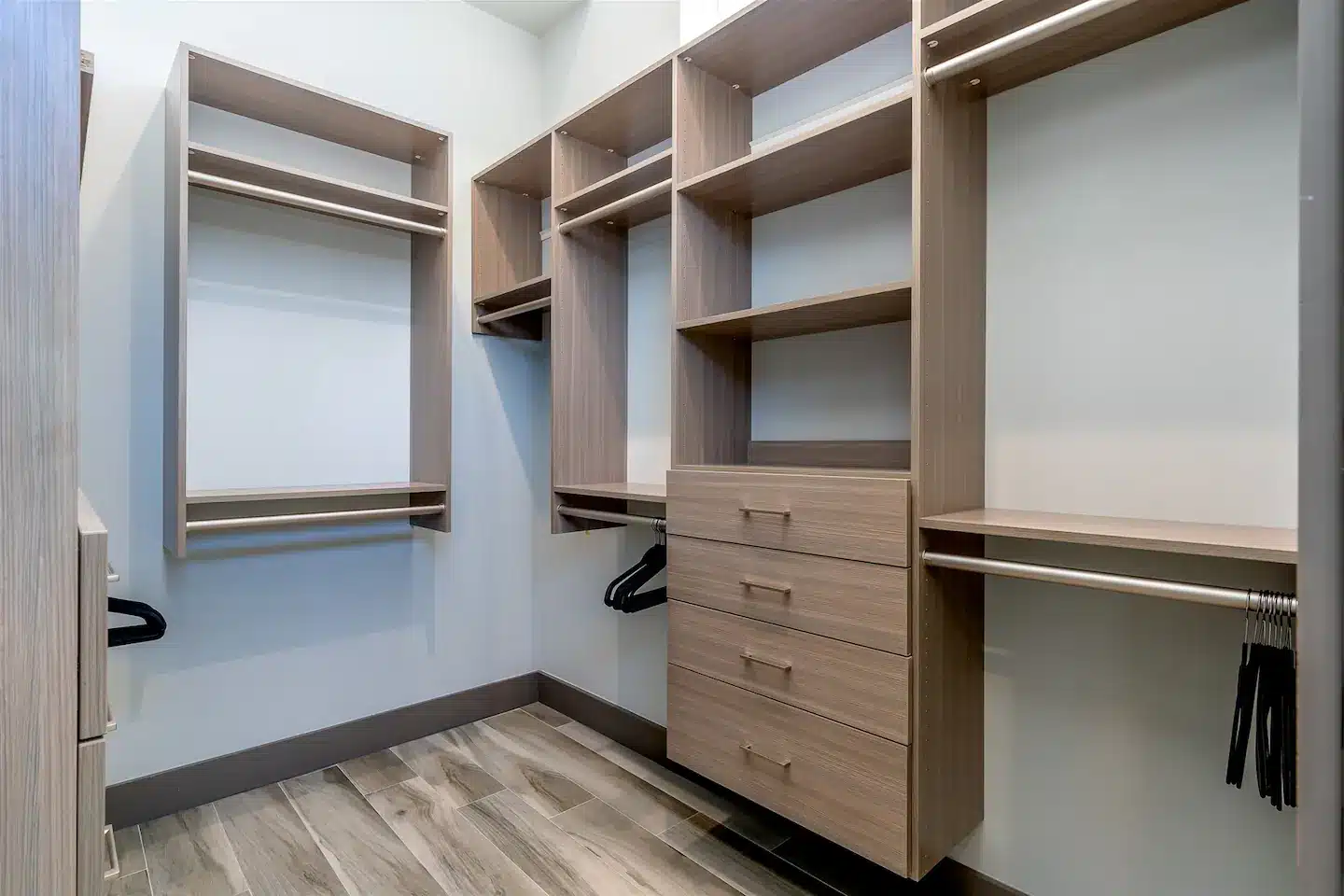2nd level Master bedroom with ensuite bathroom
2nd level Master Bedroom Walk- in Closet