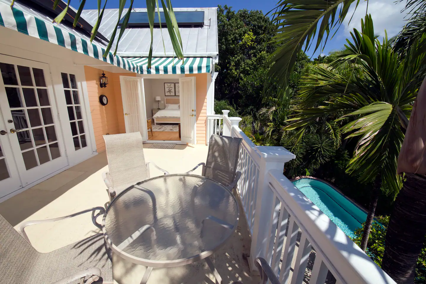 Second floor sun deck, accessed from both upstairs bedrooms.