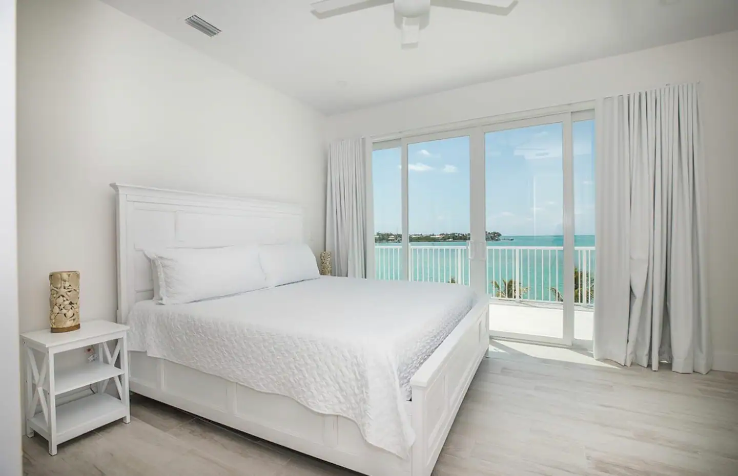 Views from primary king bedroom suite.