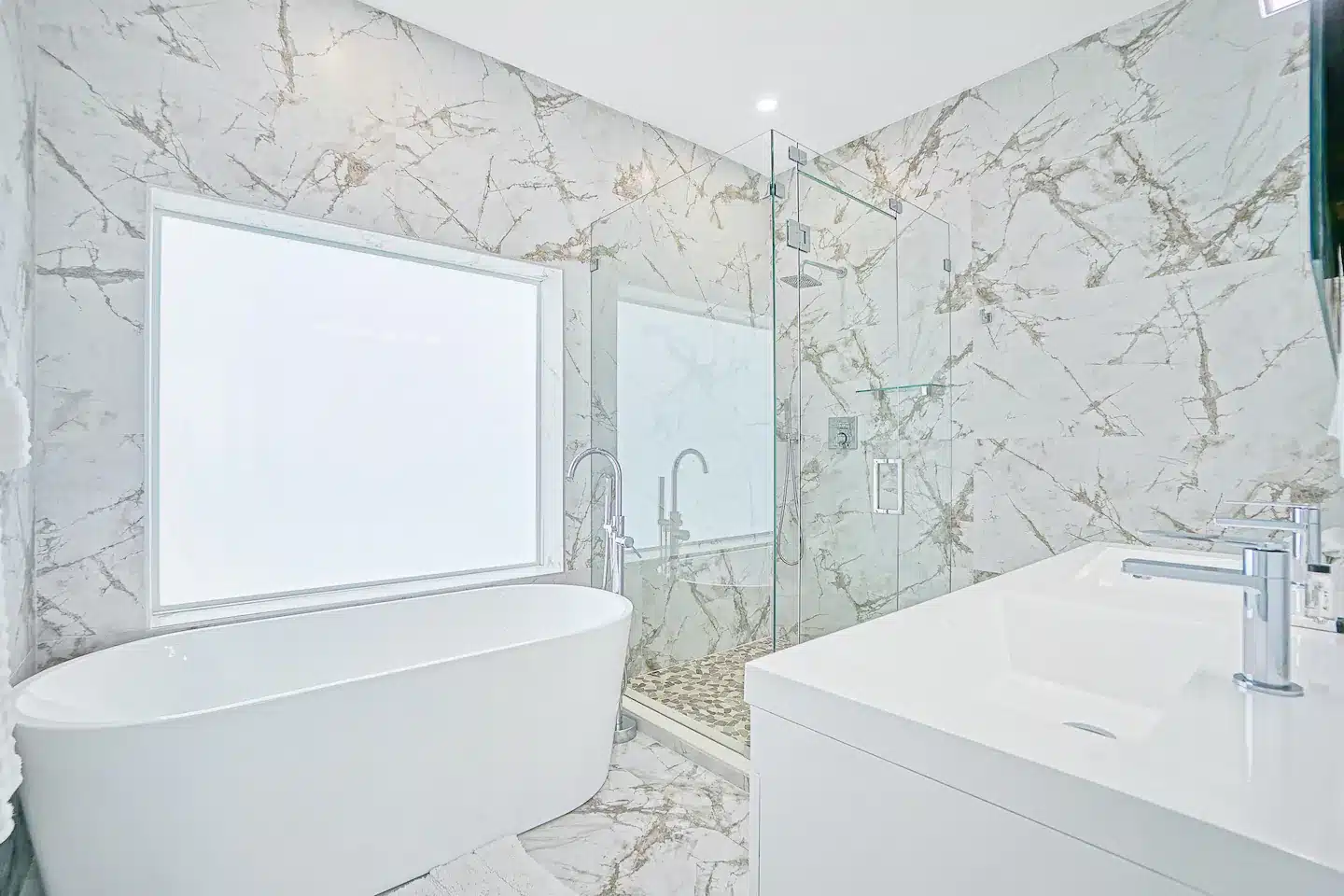Private bathroom in the primary King Bedroom suite.